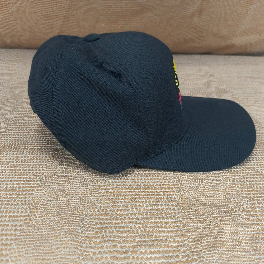 Blind Squirrel Snapback Hat Black Yupoong Classics Flat Brim Adjustable Cap Mens